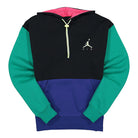 Jordan Air Jordan Jumpman Fleece Pullover Black / Court Purple / Barely Volt Sweatshirts CK6684 011 | Overkill