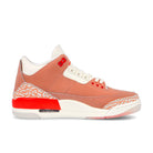 Jordan Wmns Air Jordan 3 Retro Rust Pink / Bright Crimson - Sail   Material | Overkill