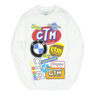 Chinatown Market Logo Collage Long Sleeve White Longsleeves CTMM19-LGLS-W | Overkill