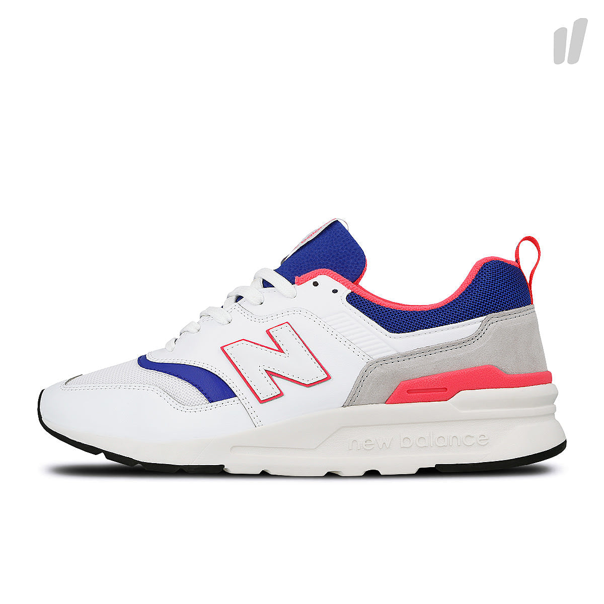New Balance cm 997 haj White-Blue Low Top Sneakers 714411-60-33 | Overkill