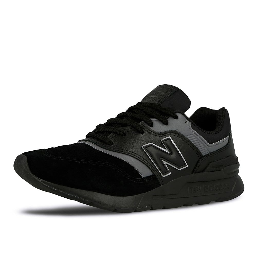 New Balance cm 997 hxe Black-Grey Low Top Sneakers  Close Up | Overkill