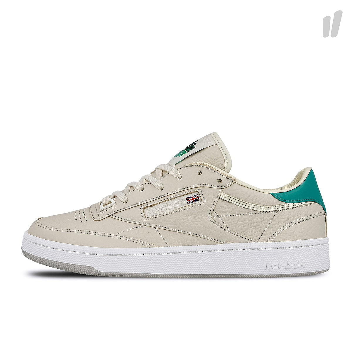 Reebok club c 85 packer Stucco-Paper White-Haze Low Top Sneakers CN1284 | Overkill