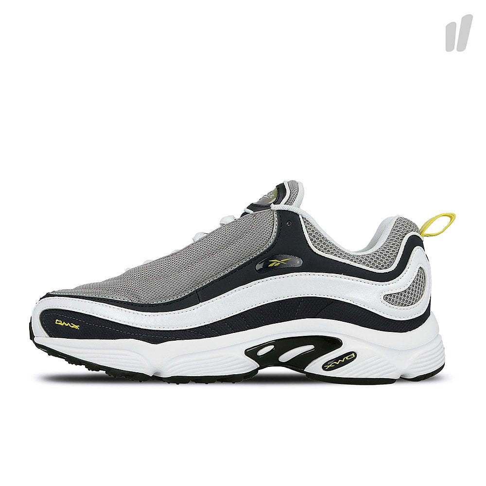 Reebok daytona dmx OG - White-Night Navy-MGH Solid Grey-Yellow-Black Low Top Sneakers CN3809 | Overkill