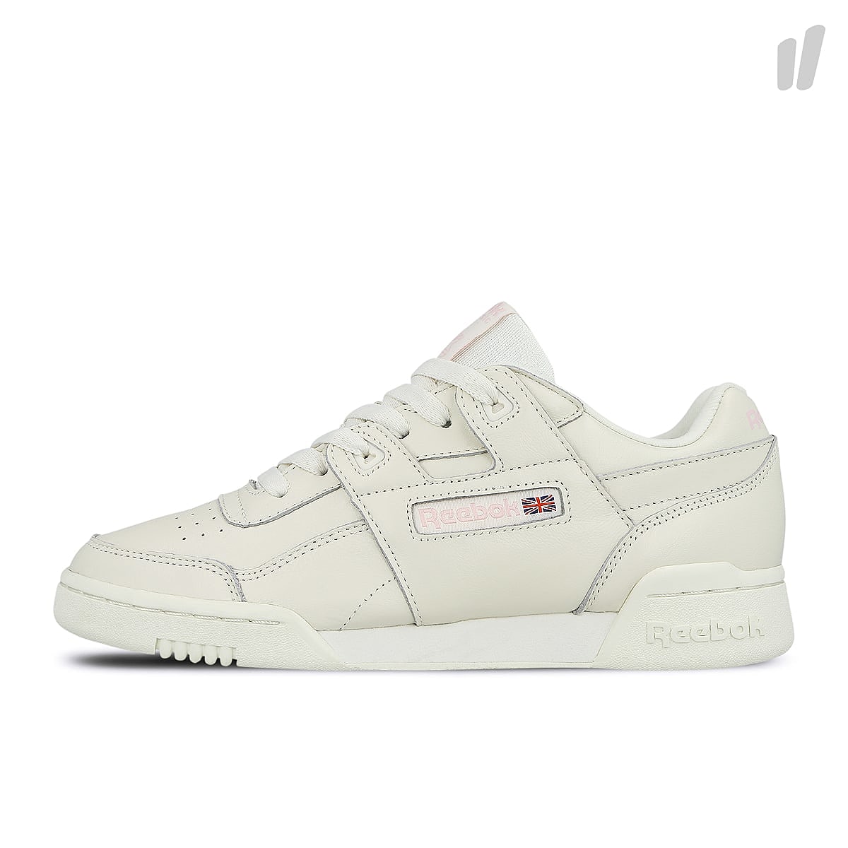 Reebok wmns workout lo plus White-Practical Pink Sneakers CN4610 | Overkill