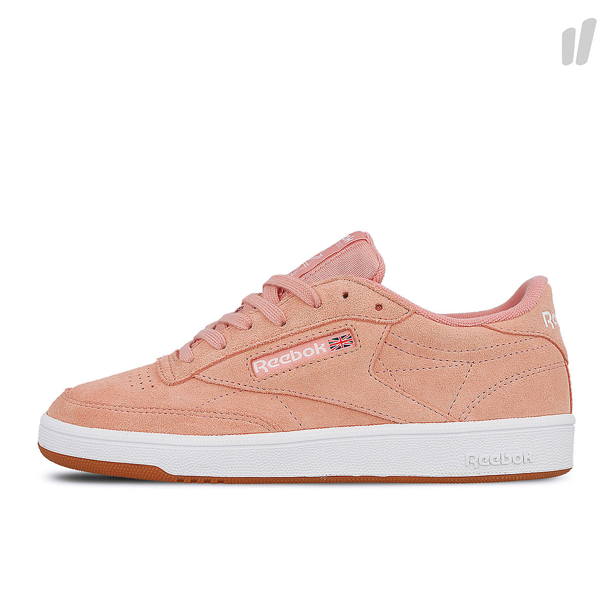Reebok wmns club c 85 Peach Twist-Gum-White Sneakers CN5202 | Overkill