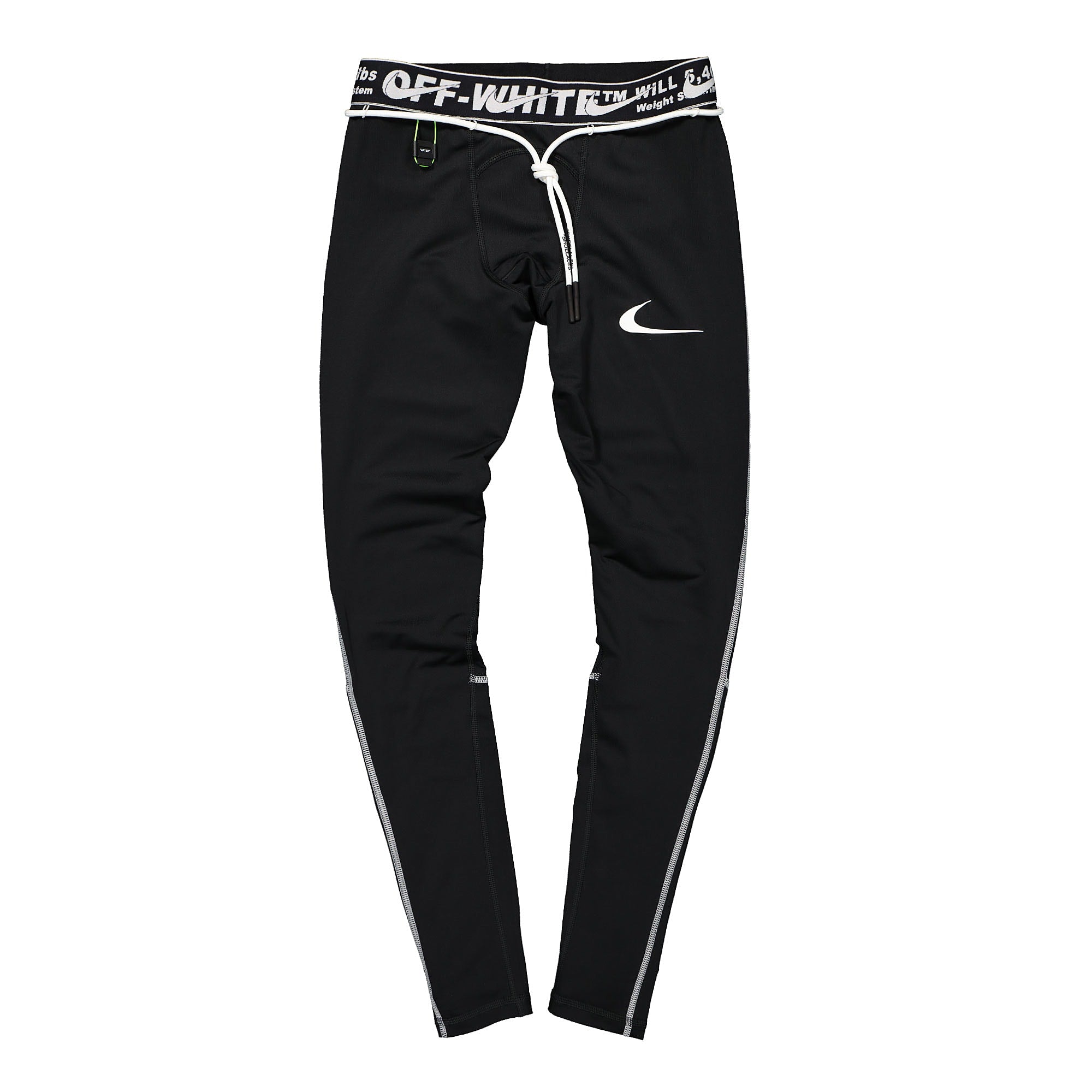 Nike Off-White x Nike NRG Pro Tight Black Sweat & Track Pants CN5532 010 | Overkill