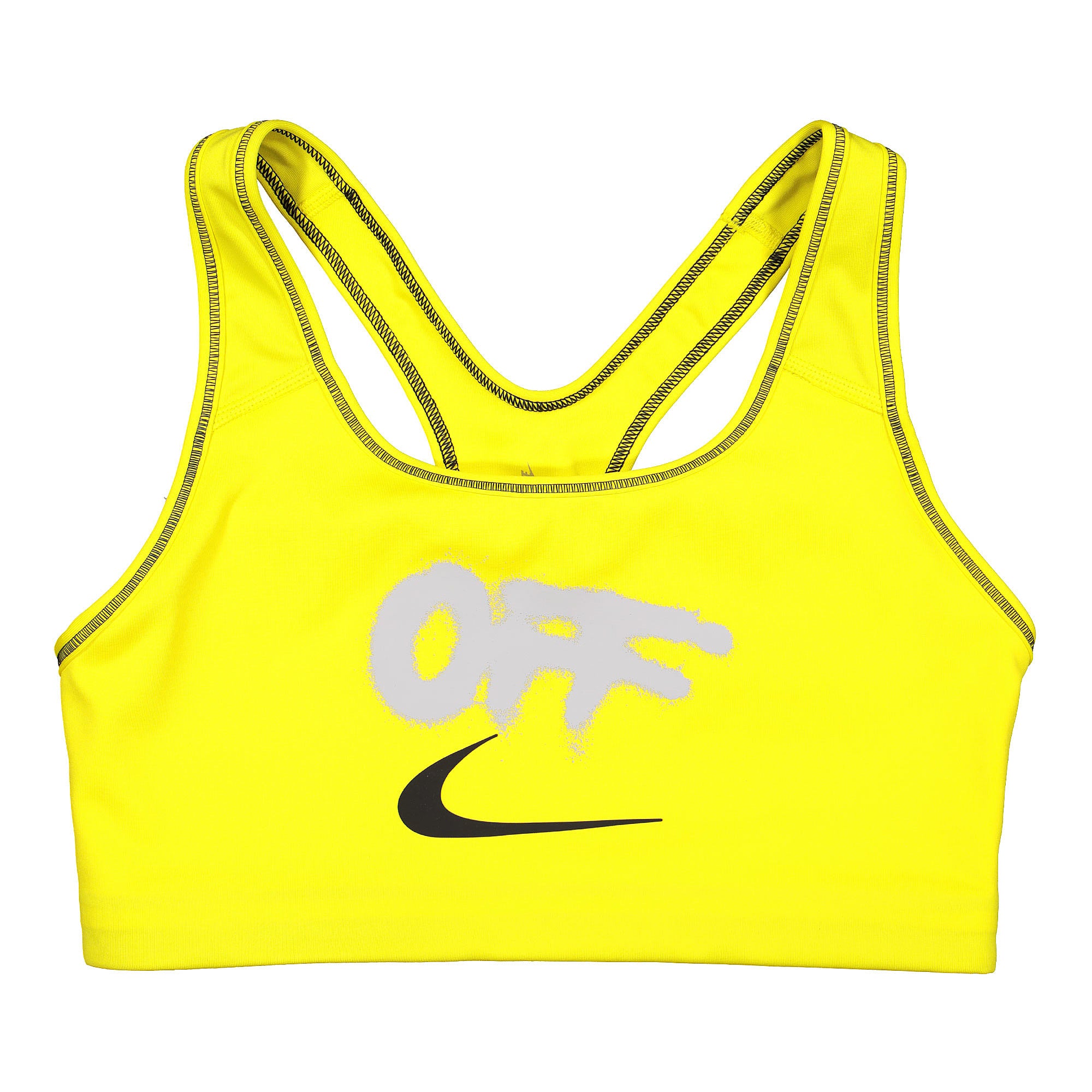 Nike Off-White x Nike Wmns NRG Pro Classic Sports Bra Opti Yellow Underwear CN5571 731 | Overkill