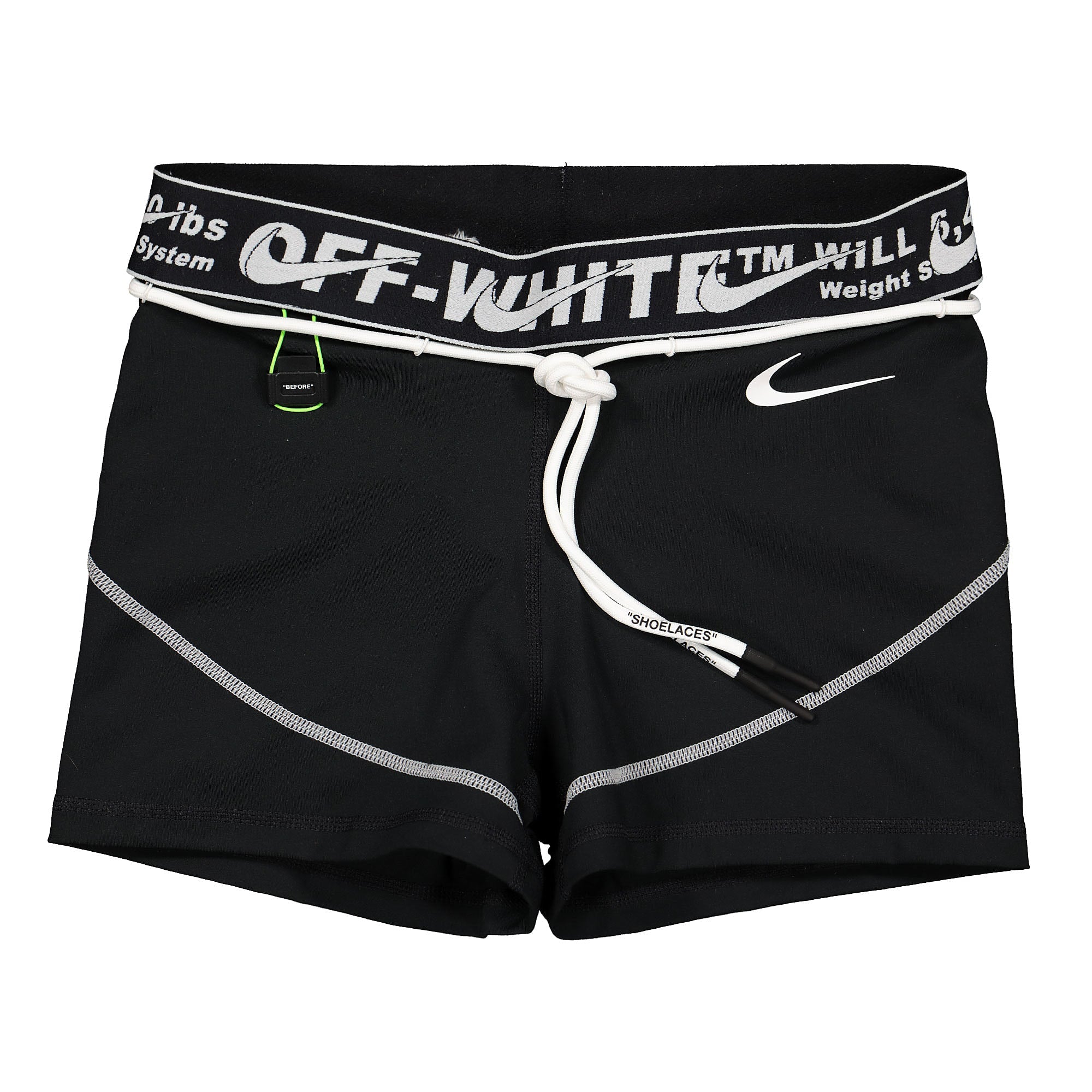 Nike Off-White x Nike Wmns NRG Pro Short Black Shorts CN5575 010 | Overkill