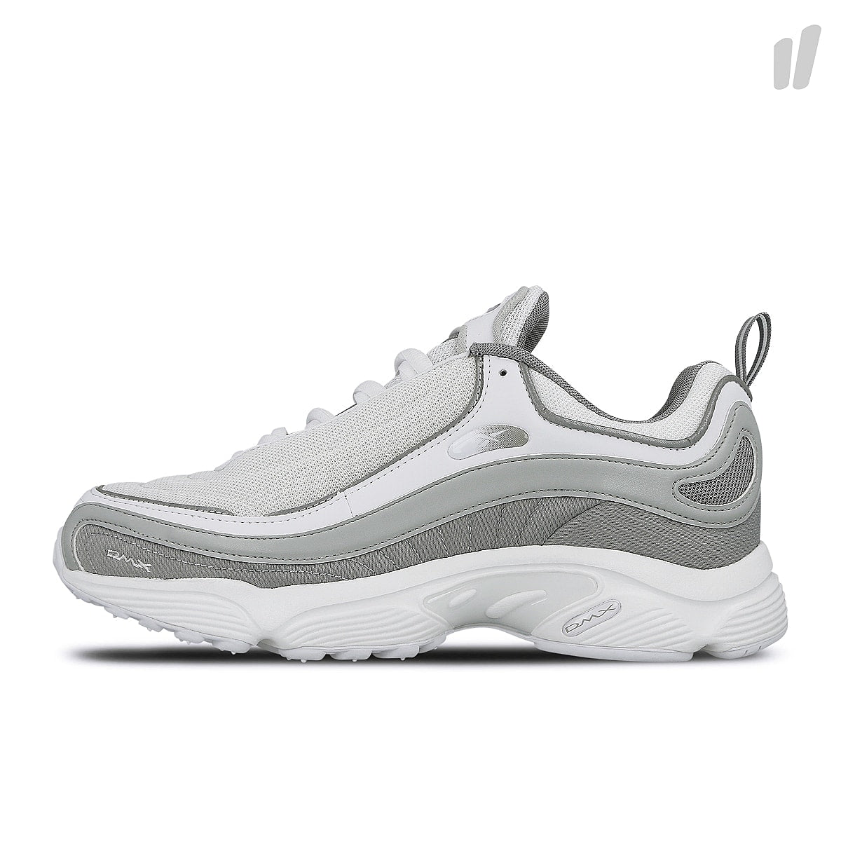 Reebok daytona dmx mu White / Skull Grey / True Grey Low Top Sneakers CN7070 | Overkill