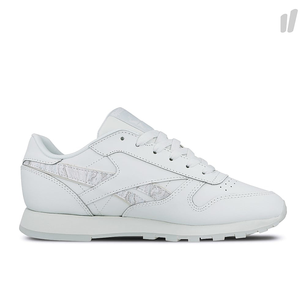Reebok wmns classic leather Polar Blue-White-Dig Blue Sneakers  Silhouette | Overkill