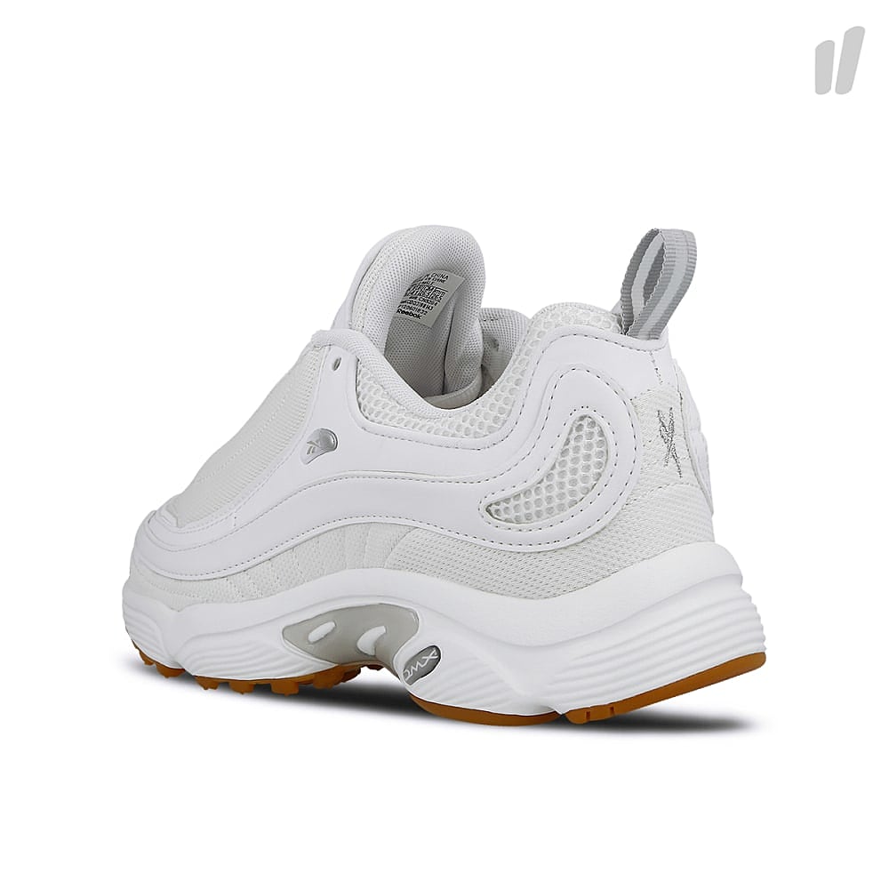 Reebok daytona dmx White-Skull Grey-Silver-Gum Low Top Sneakers  Material | Overkill