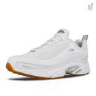 Reebok daytona dmx White-Skull Grey-Silver-Gum Low Top Sneakers  Close Up | Overkill