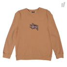 Stussy Shadow Stock App.Crew Light Brown Sweatshirts 118233 / 1029 | Overkill