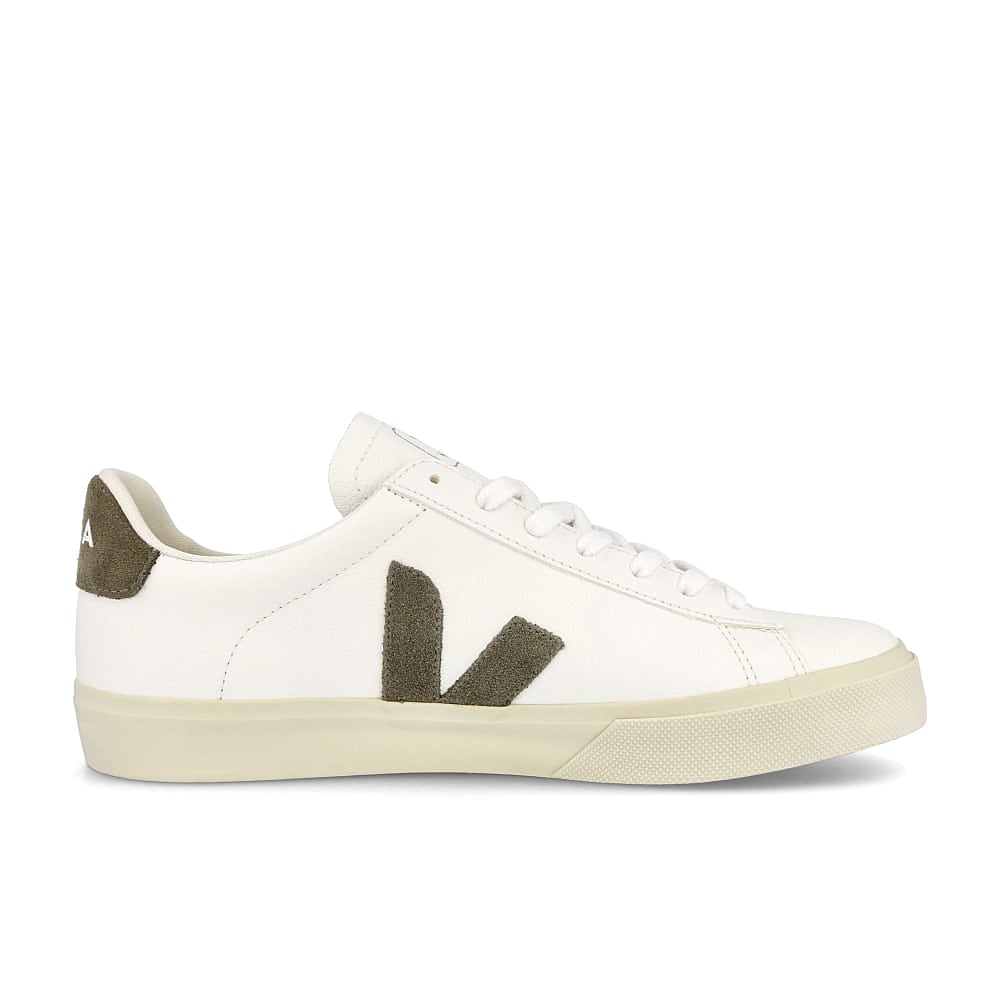 Veja wmns campo chromefree Extra White / Kaki   Material | Overkill