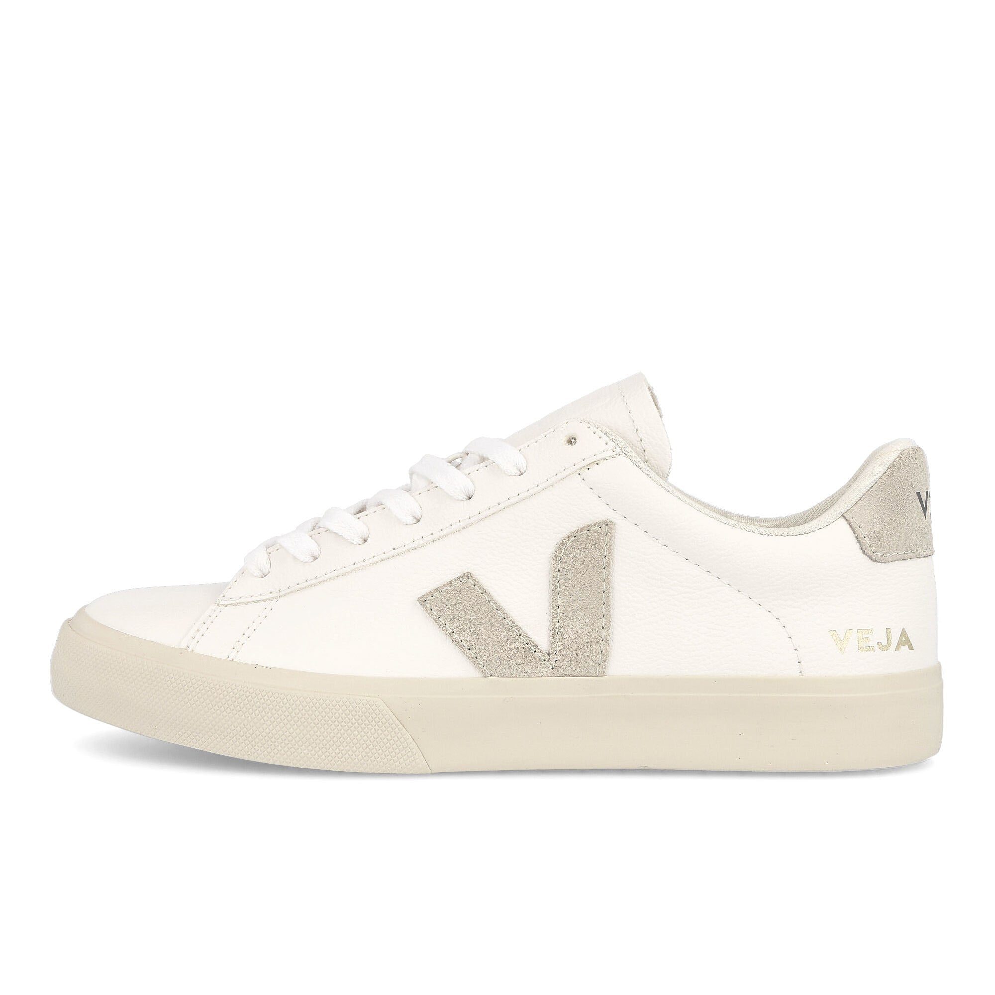 Veja Campo Chromefree Leather Extra White-Natural Sude Sneakers CP0502429B | Overkill