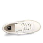 Veja Campo Chromefree Leather Extra White-Natural Sude Sneakers  Detailfoto | Overkill