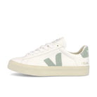Veja Campo Chromefree Leather Extra White-Matcha Low Top Sneakers CP0502485A | Overkill