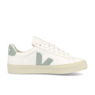 Veja Campo Chromefree Leather Extra White-Matcha Low Top Sneakers  Silhouette | Overkill
