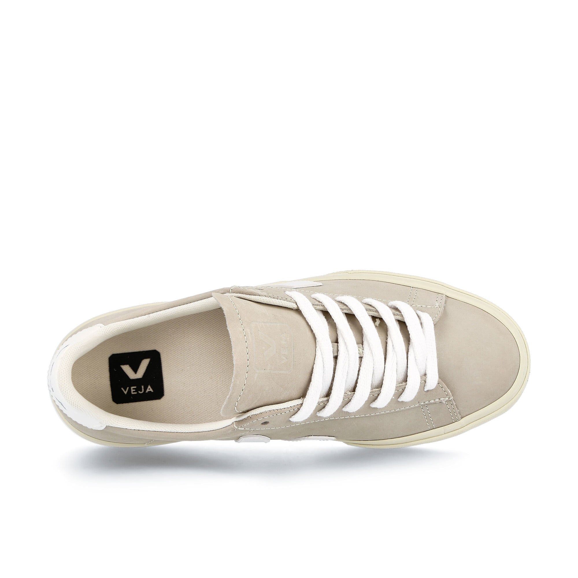 Veja wmns campo nubuck Natural / White  Detail view 1 | Overkill