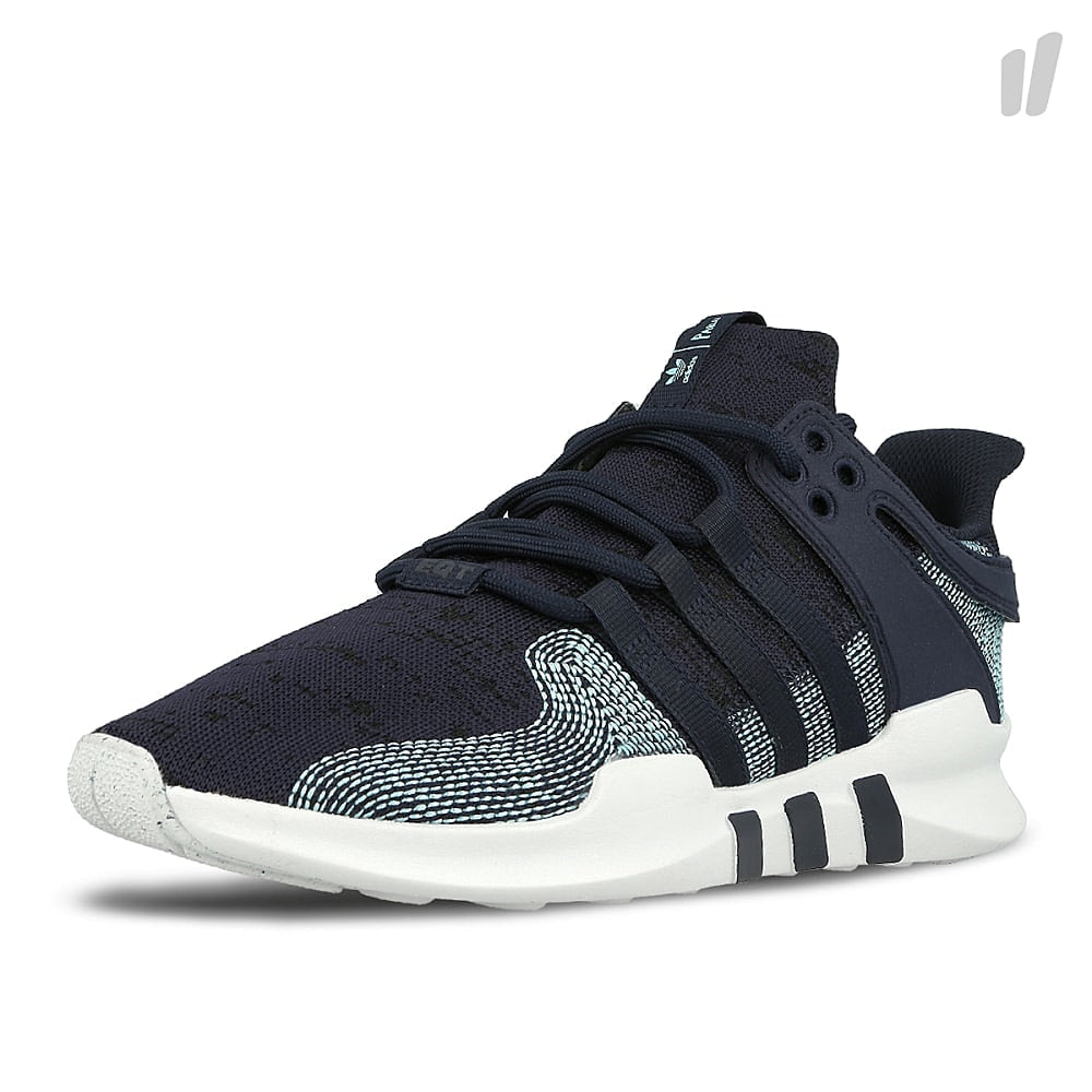 adidas equipment support adv ck parley Legend Ink-Blue Spirit-Footwear White Low Top Sneakers  Close Up | Overkill