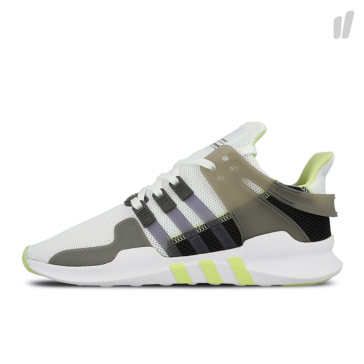adidas wmns equipment support adv Footwear White-Grey Five-Frozen Yellow Sneakers CQ2255 | Overkill