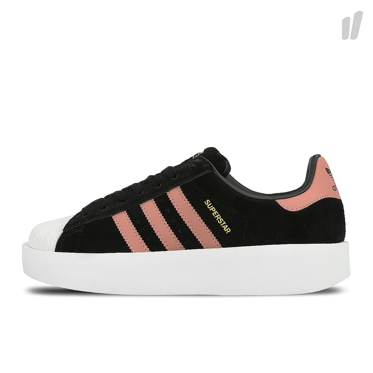 adidas wmns superstar bold Core Black / Ash Pink / Footwear White  CQ2826 | Overkill