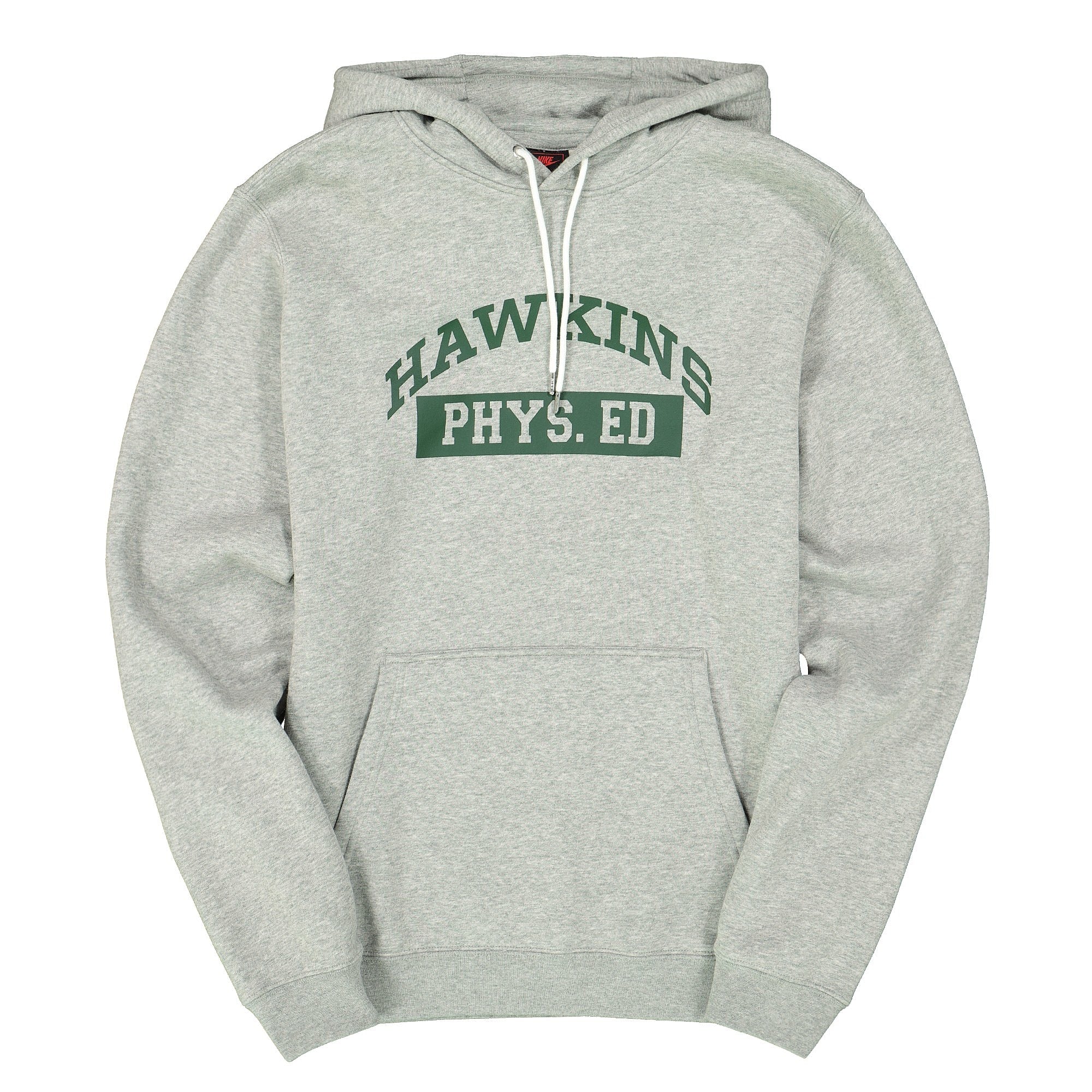 Nike Stranger Things x Nike NRG Club Hoodie DK Grey Heather / White / Fir Hoodies CQ3655 063 | Overkill