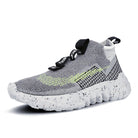 Nike space hippie 02 Grey-Volt Glow - Photon Dust Sneakers  Close Up | Overkill