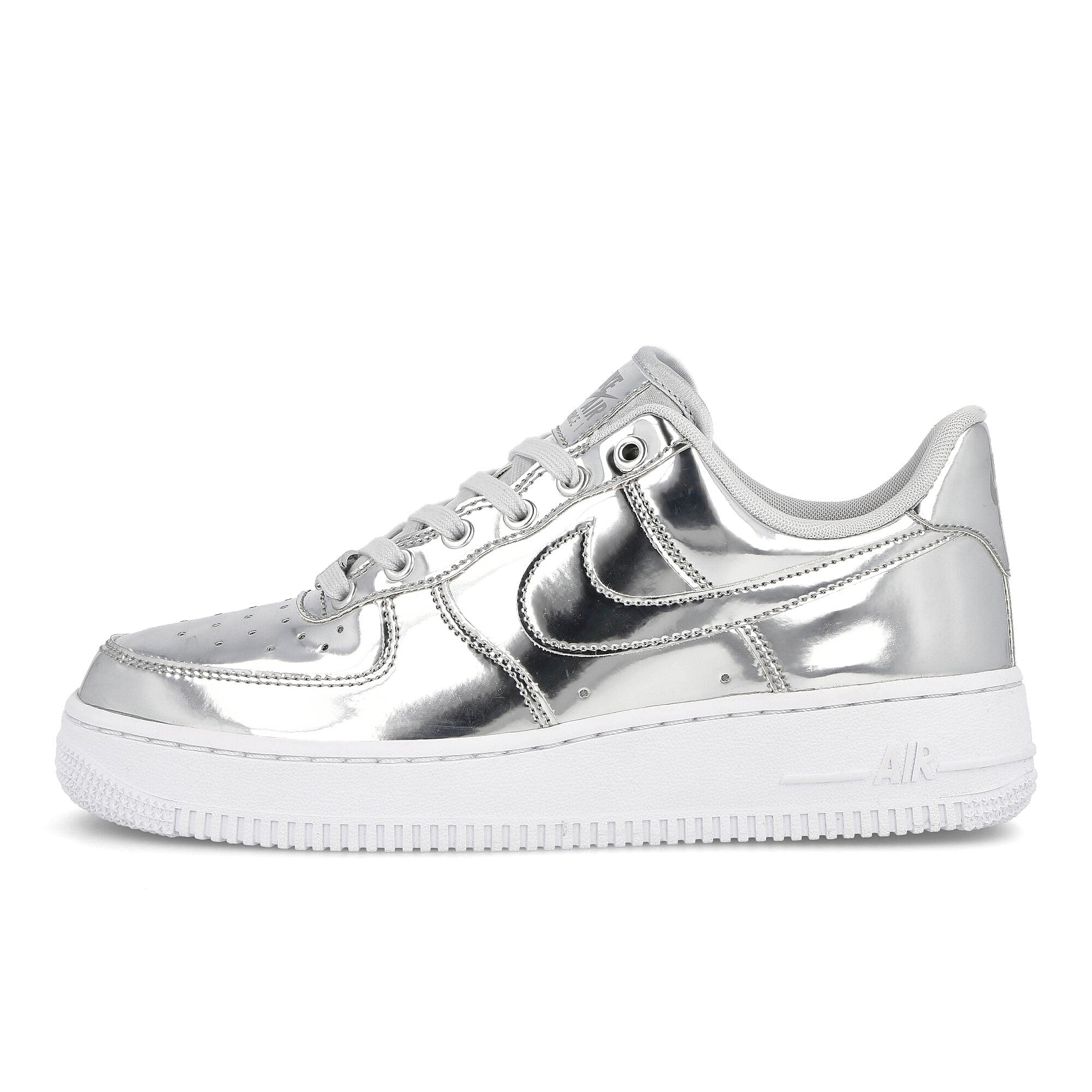 Nike wmns air force 1 sp Chrome-Metallic Silver - White Low Top Sneakers CQ6566 001 | Overkill