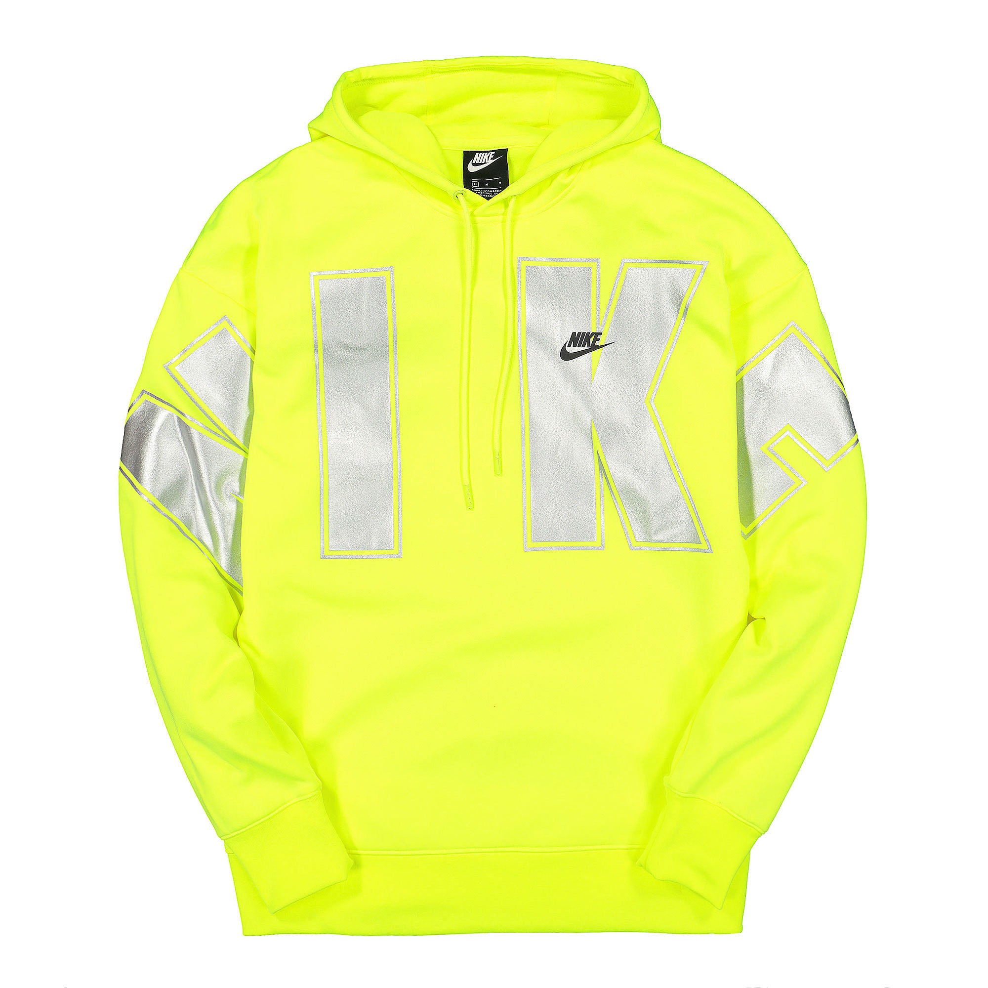 Nike Sportswear Fleece Hoodie Volt / Black Hoodies CQ7517 702 | Overkill