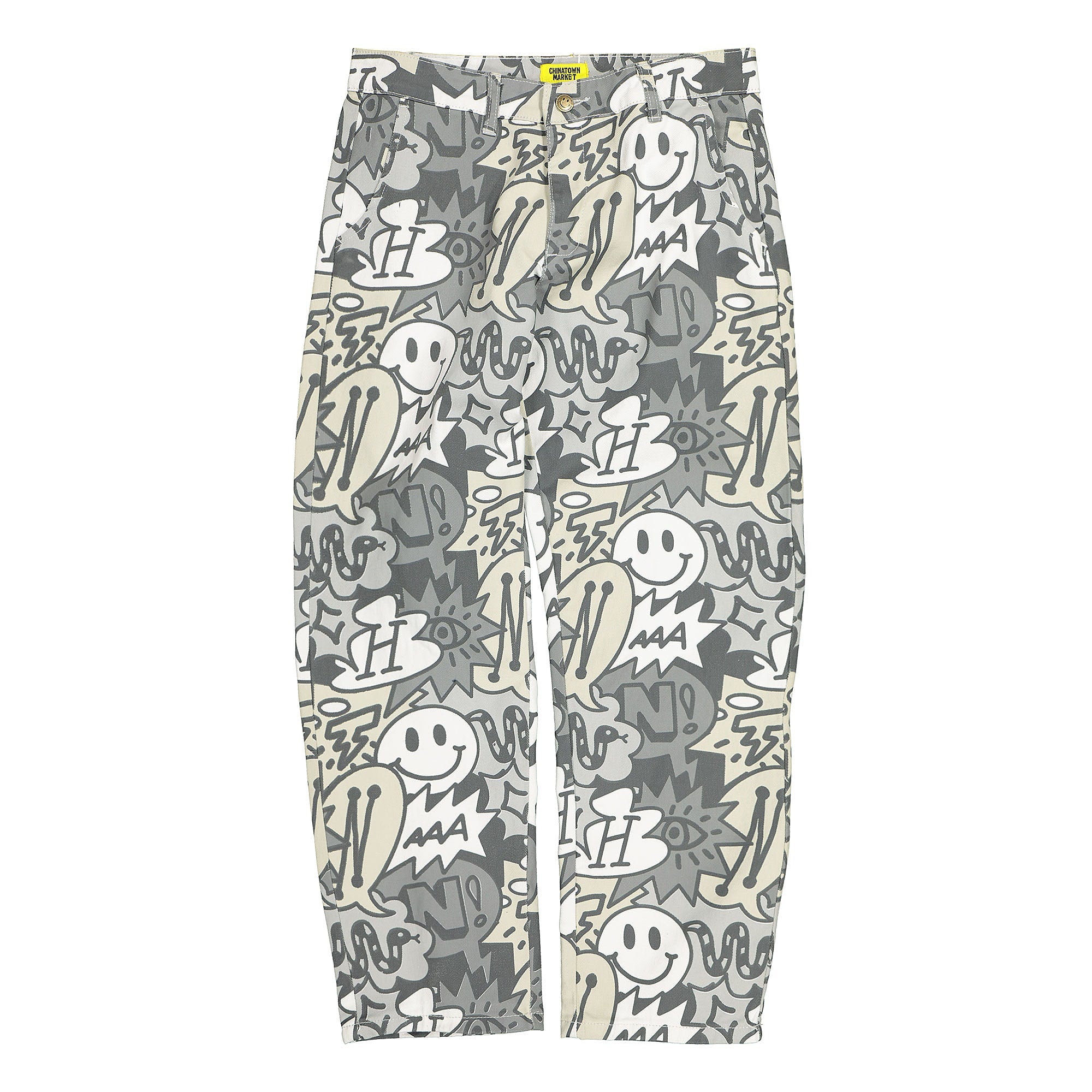 Chinatown Market Speech Bubble Denim Pants Multicolor Jeans CTMH192-SBDP | Overkill