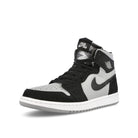 Jordan Air Jordan 1 Zoom Air Comfort Black-White - Light Smoke Grey High Top Sneakers  Close Up | Overkill