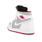 Jordan Air Jordan 1 Zoom Air Comfort White / True Red - Light Silver - Dark Concord High Top Sneakers  Material | Overkill