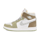 Jordan Wmns Air Jordan 1 Zoom Comfort White / Grey Heather - Olive Aura - Khaki  CT0979 102 | Overkill