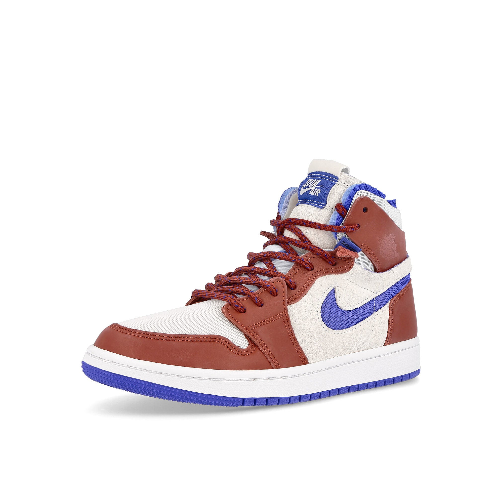 Jordan Wmns Air Jordan 1 Zoom Air Comfort Sail / Redstone - Hyper Royal - White  Detailfoto | Overkill