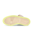 Jordan Wmns Air Jordan 1 Zoom Air Comfort Pearl White / Fossil - Light Lemon Twist - White  Detail view 2 | Overkill