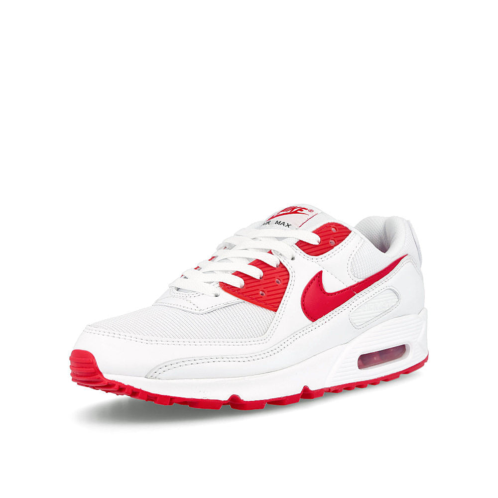 Nike air max 90 White / Hyper Red - Black  Detailfoto | Overkill