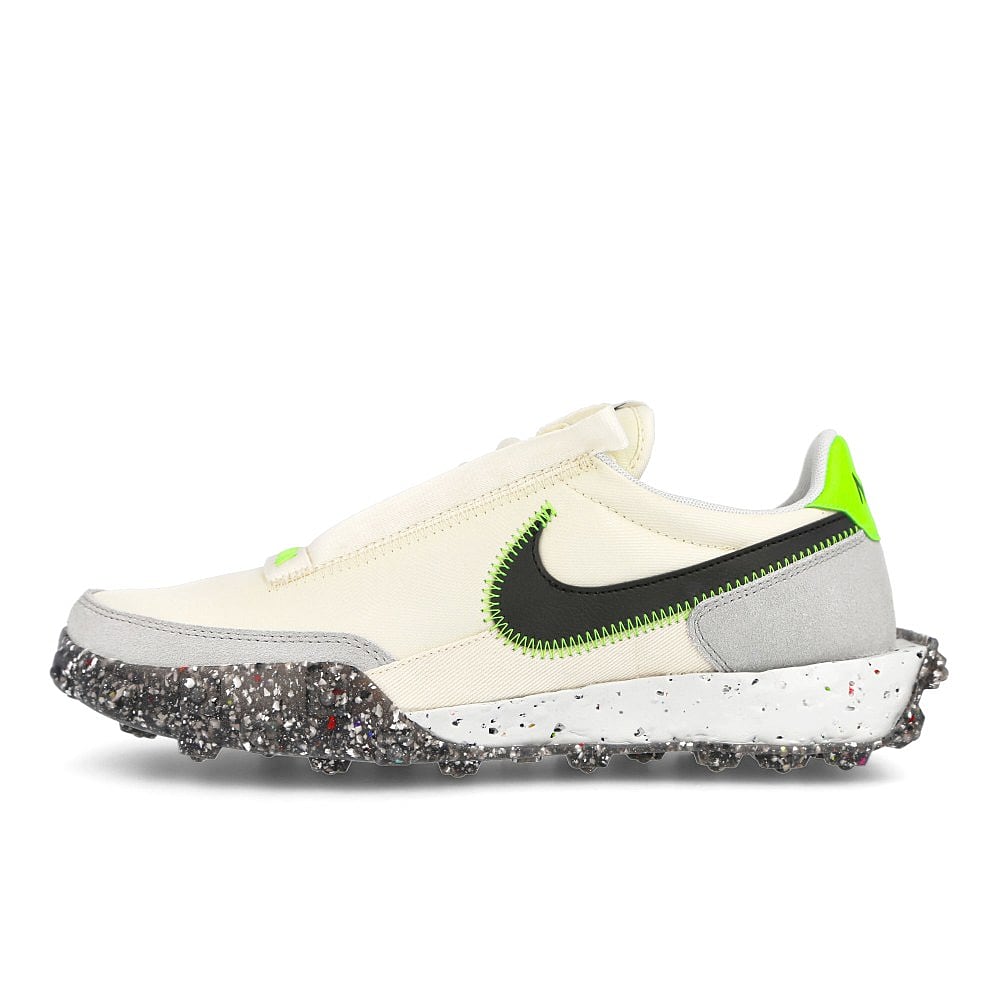 Nike wmns waffle racer crater Pale Ivory-Black - Electric Green Sneakers CT1983 102 | Overkill