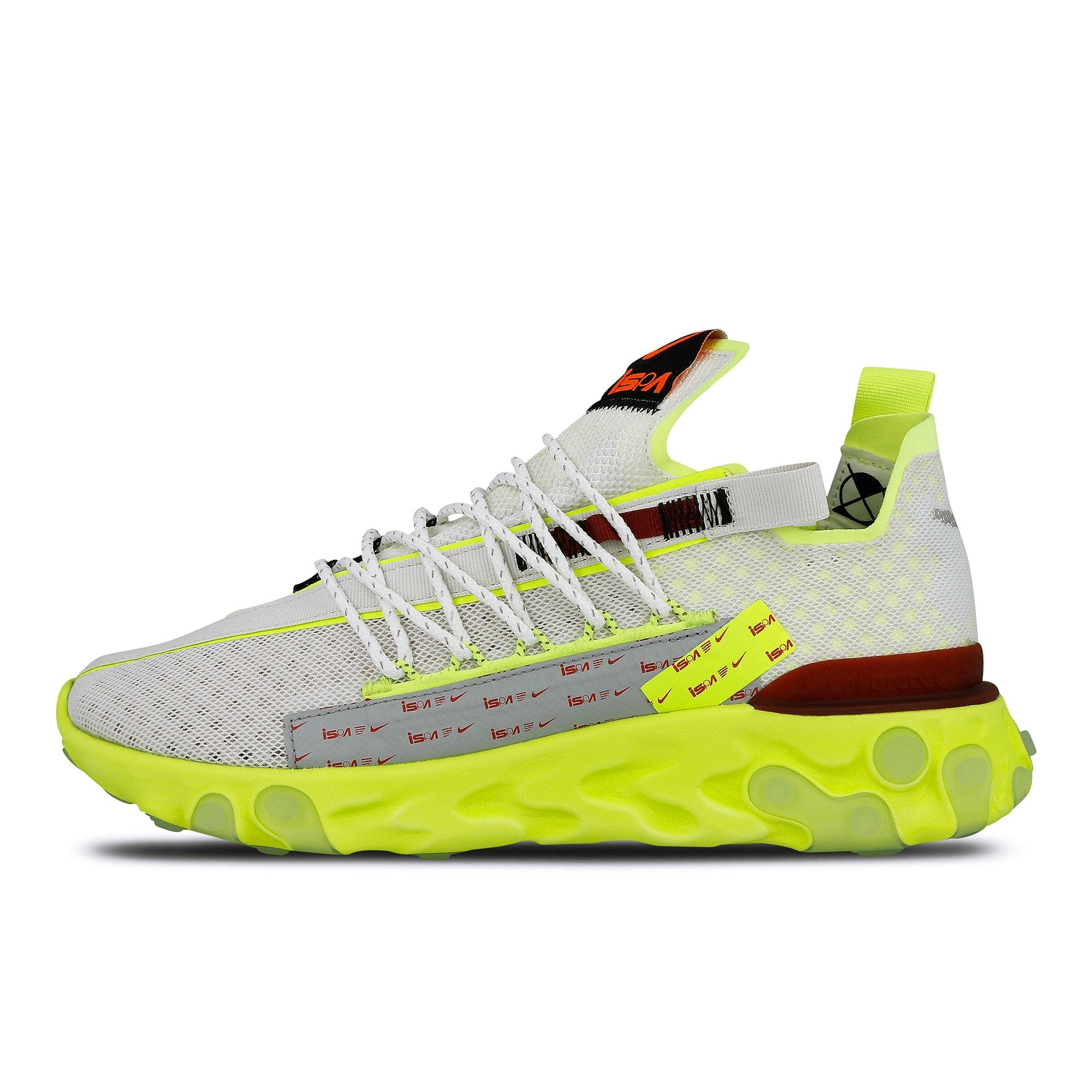 Nike react ispa Platinum Tint-Team Red - Volt Glow Sneakers CT2692 002 | Overkill