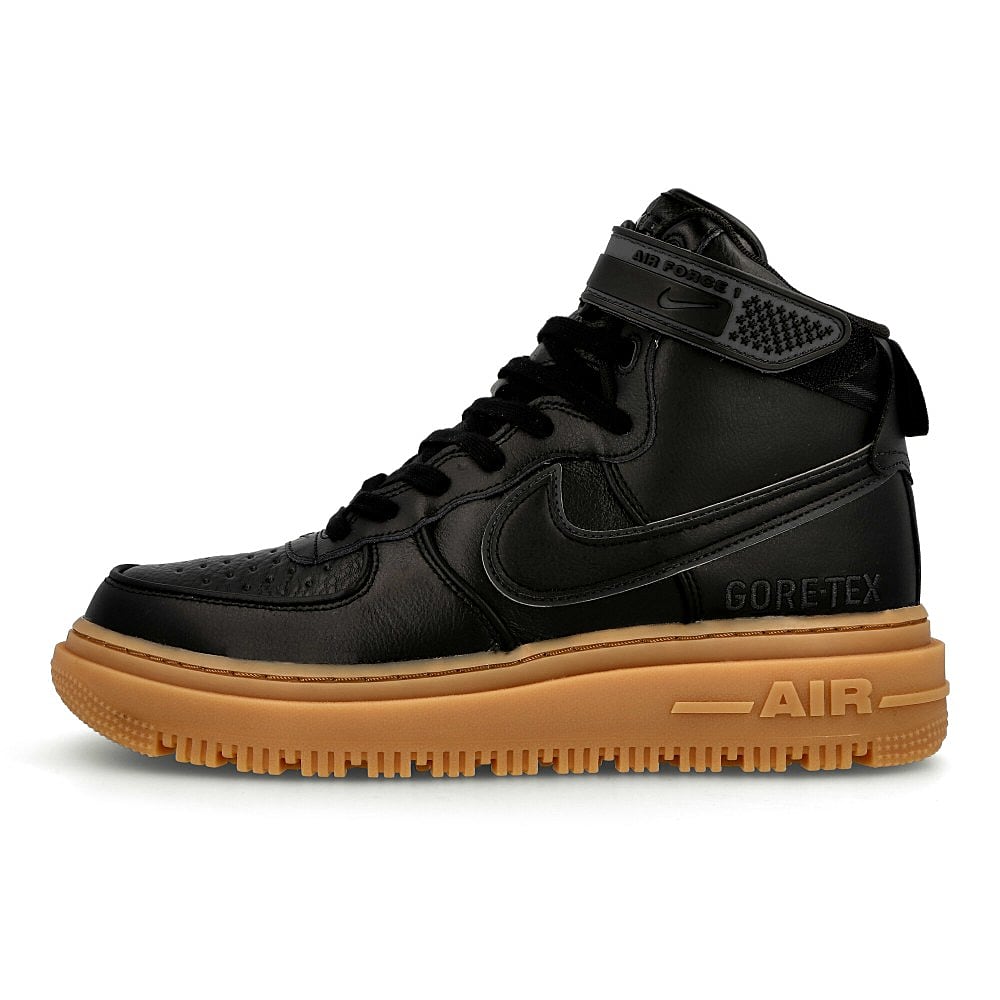 Nike air force 1 gtx boot Black-Black - Anthracite - Gum Med Brown High Top Sneakers CT2815 001 | Overkill