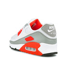 Nike air max 90 White / White - Hyper Orange - Light Smoke Grey  Close-up | Overkill