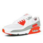 Nike air max 90 White / White - Hyper Orange - Light Smoke Grey  Detailfoto | Overkill