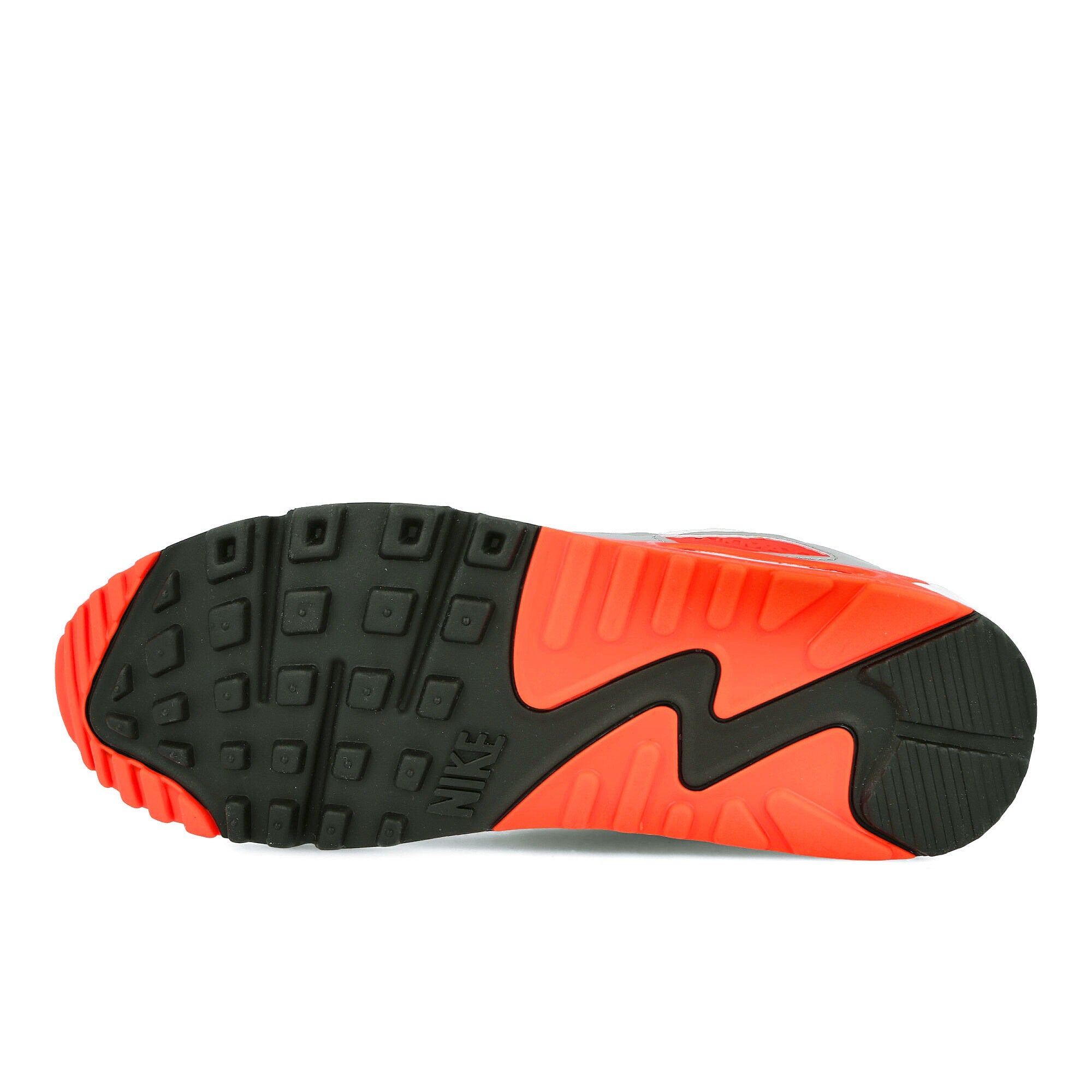 Nike air max 90 White / White - Hyper Orange - Light Smoke Grey  Detail view 2 | Overkill