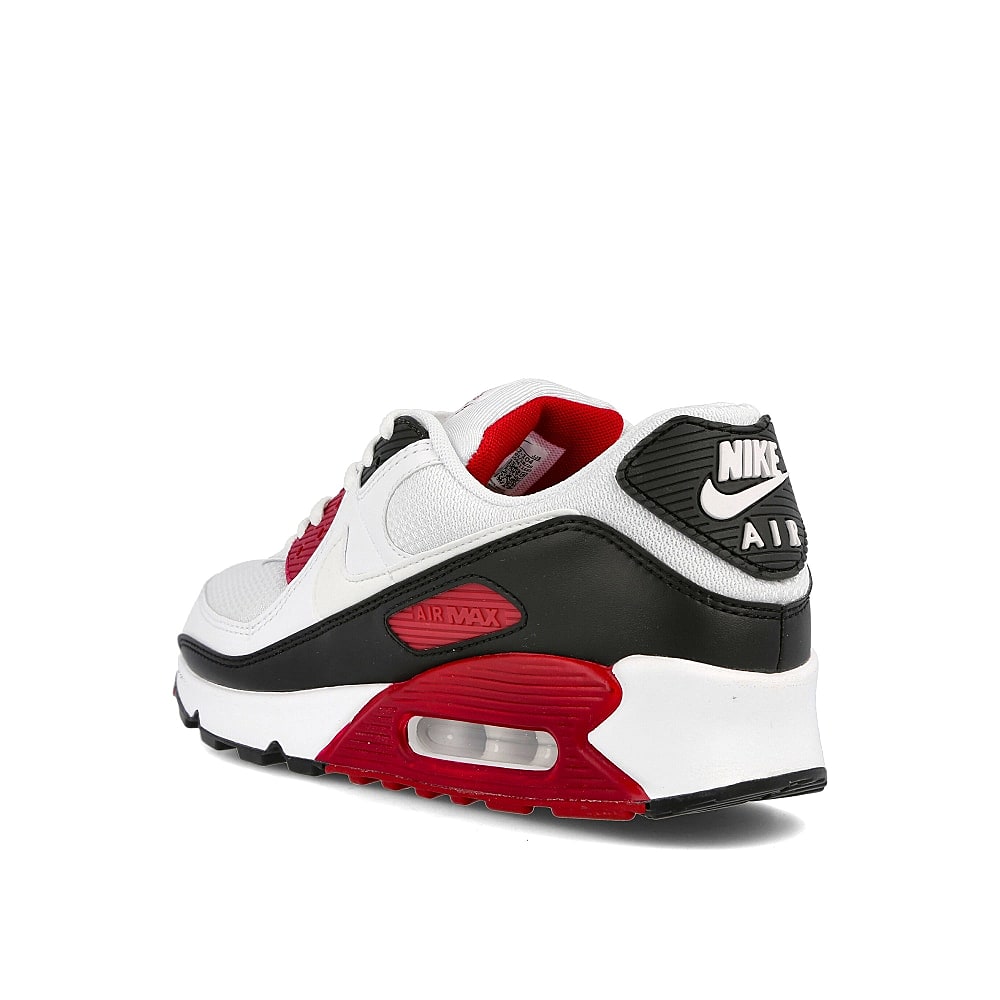 Nike air max 90 White / White - New Maroon - Black  Close-up | Overkill