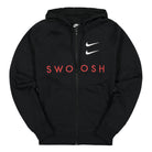 Nike NSW Swoosh Hoodie FZ FT Black / Univeristy Red - White Hoodies CT7362 010 | Overkill