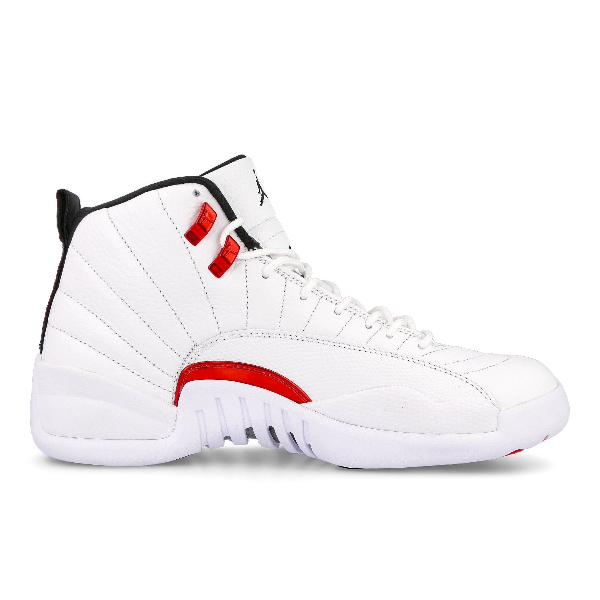 Jordan Air Jordan 12 Retro White / Black - University Red   Material | Overkill