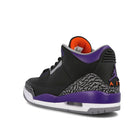 Jordan Air Jordan 3 Retro Black / Court Purple - Cement Grey - White  Close-up | Overkill