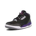 Jordan Air Jordan 3 Retro Black / Court Purple - Cement Grey - White  Detailfoto | Overkill
