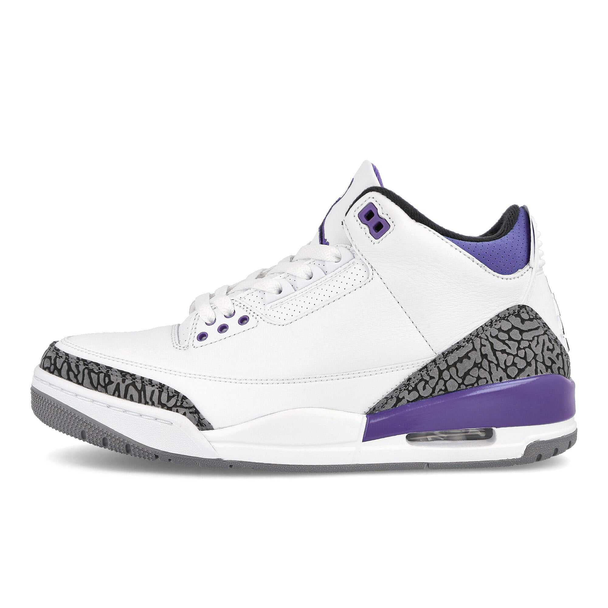 Jordan Air Jordan 3 Retro White / Black - Dark Iris - Cement Grey Mid Top Sneakers CT8532 105 | Overkill