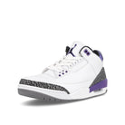 Jordan Air Jordan 3 Retro White / Black - Dark Iris - Cement Grey Mid Top Sneakers  Close Up | Overkill